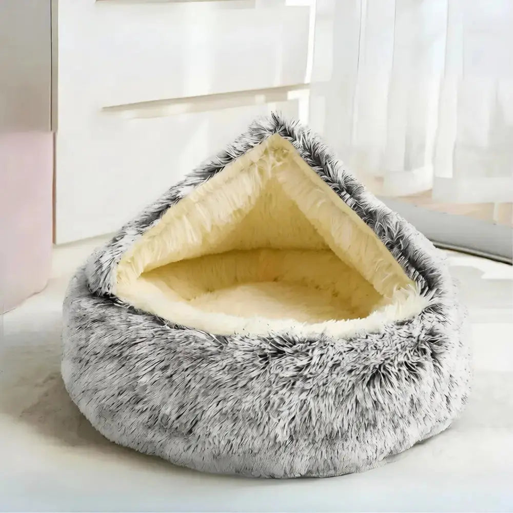Calming Cowry Pet Bed – Cozy Anti-Anxiety Dog & Cat Bed Fursera